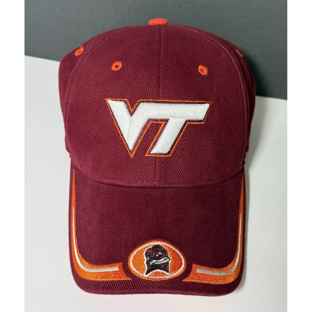NWT Virginia Tech Hokies VT Snapback Hat NCAA Licensed 100% Cotton Cap